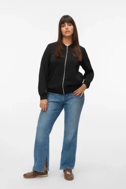 Vero Moda Curve Cazadora bomber talla grande Negro Outlet