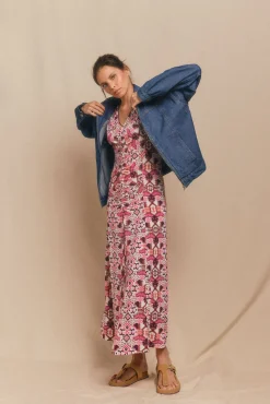 Slowlove Cazadora bomber vaquera Azul Discount