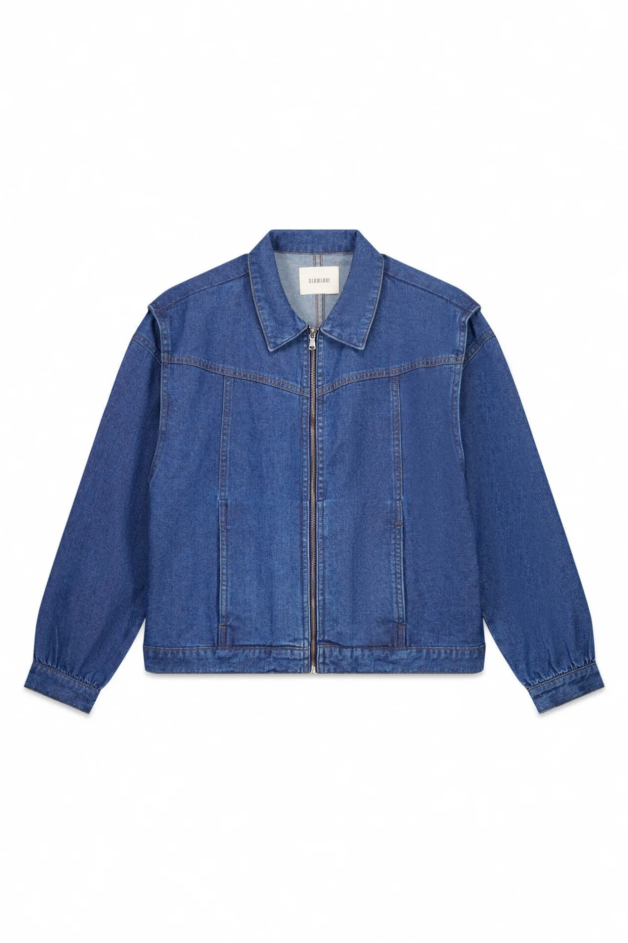 Slowlove Cazadora bomber vaquera Azul Discount