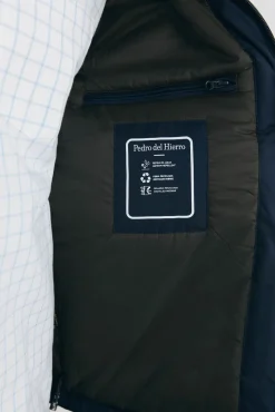 Pedro del Hierro Cazadora cremallera con capucha Azul Online