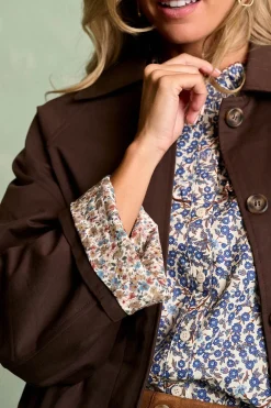 Polín Et Moi Cazadora cuello Lucca Marr&oacute;n Best