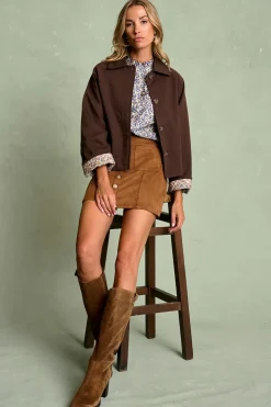 Polín Et Moi Cazadora cuello Lucca Marr&oacute;n Best