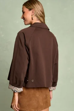 Polín Et Moi Cazadora cuello Lucca Marr&oacute;n Best