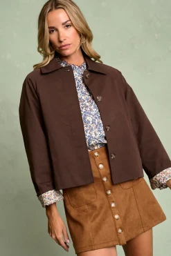 Polín Et Moi Cazadora cuello Lucca Marr&oacute;n Best