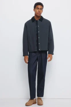 Springfield Cazadora cuello pana estampado New