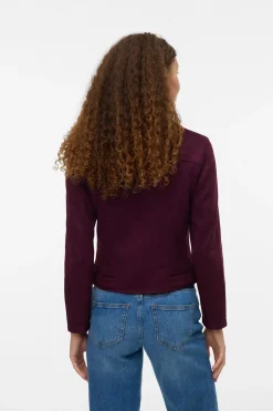 Vero Moda Cazadora de ante con tachuelas Morado Sale