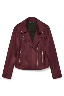 Vero Moda Cazadora de ante con tachuelas Morado Sale