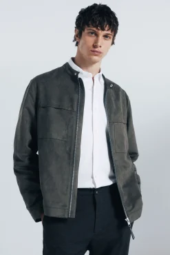 Springfield Cazadora efecto ante kaki Best