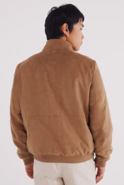 Springfield Cazadora efecto ante beige Clearance