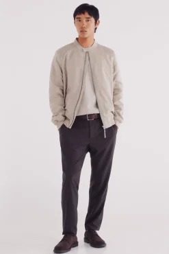 Springfield Cazadora efecto ante microperforados nude Sale