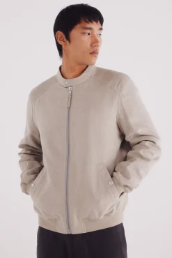 Springfield Cazadora efecto ante microperforados nude Sale