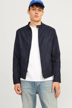Jack & Jones Cazadora efecto piel negro Outlet