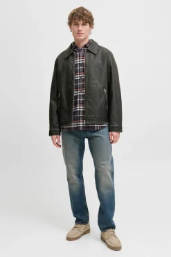 Jack & Jones Cazadora estilo biker negro Sale
