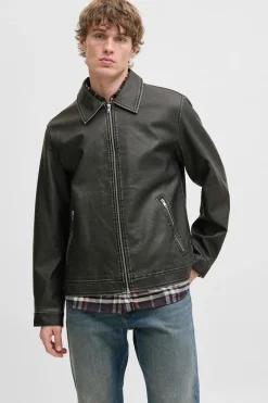 Jack & Jones Cazadora estilo biker negro Sale