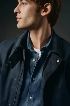 OOTO Cazadora estilo heritage Azul marino Discount