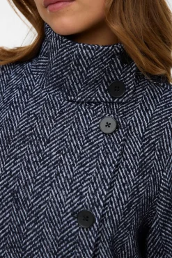 Vero Moda Cazadora estructura espiga Azul marino Clearance