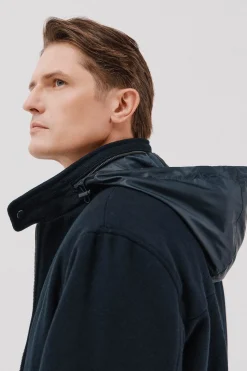 Cortefiel Cazadora lana Azul marino New