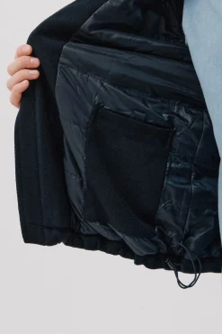 Cortefiel Cazadora lana Azul marino New