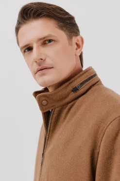 Cortefiel Cazadora lana Camel