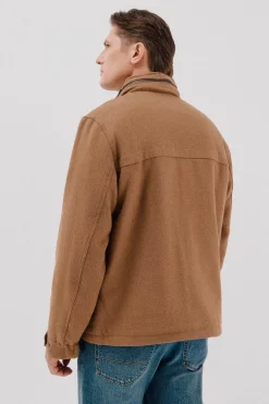 Cortefiel Cazadora lana Camel
