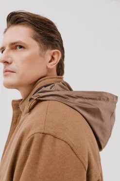 Cortefiel Cazadora lana Camel