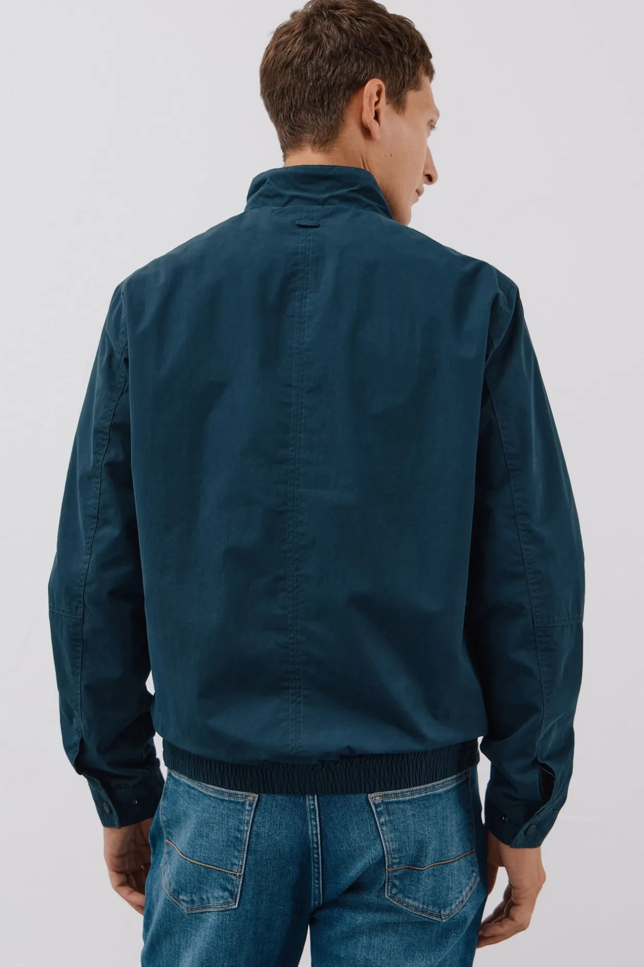 Cortefiel Cazadora ligera casual Azul marino Clearance