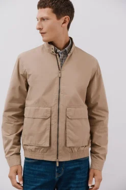 Cortefiel Cazadora ligera casual Beige New
