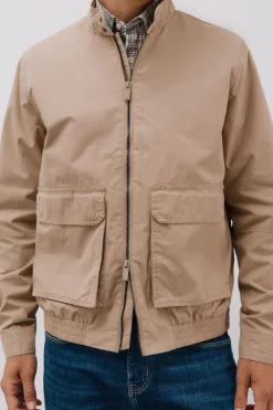 Cortefiel Cazadora ligera casual Beige New