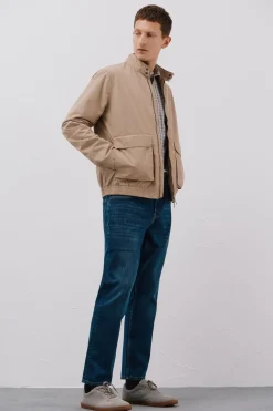 Cortefiel Cazadora ligera casual Beige New