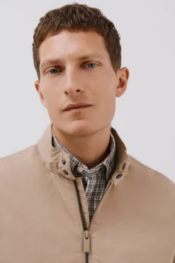 Cortefiel Cazadora ligera casual Beige New