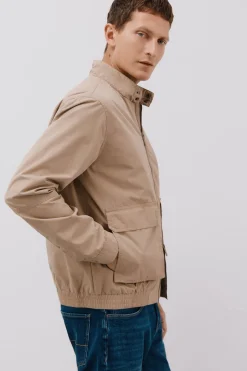 Cortefiel Cazadora ligera casual Beige New