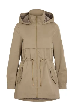 Vila Cazadora parka con capucha Beige Clearance