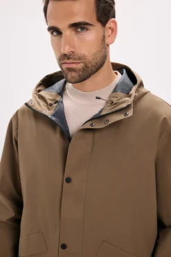 Jack & Jones Cazadora regular fit waterproof Marr&oacute;n Best