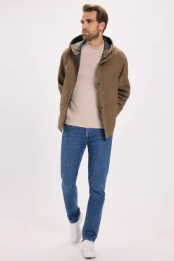 Jack & Jones Cazadora regular fit waterproof Marr&oacute;n Best