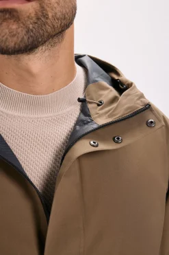 Jack & Jones Cazadora regular fit waterproof Marr&oacute;n Best