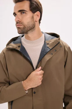 Jack & Jones Cazadora regular fit waterproof Marr&oacute;n Online