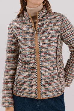 Cortefiel Cazadora reversible plumas Beige Discount