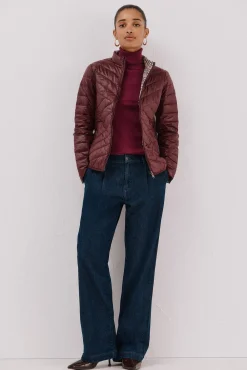 Cortefiel Cazadora reversible plumas Vino Outlet