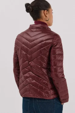 Cortefiel Cazadora reversible plumas Vino Outlet