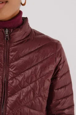 Cortefiel Cazadora reversible plumas Vino Outlet