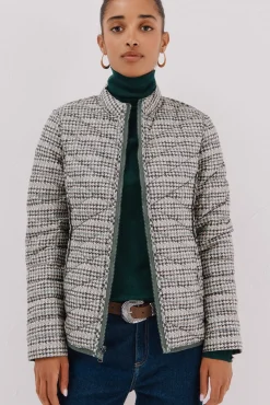 Cortefiel Cazadora reversible plumas Verde Online