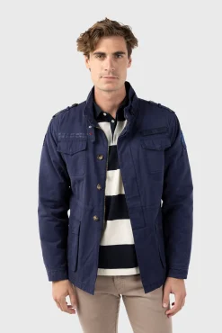 Williot Cazadora Sahariana Con Parches Azul marino Best