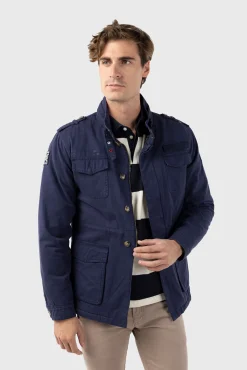 Williot Cazadora Sahariana Con Parches Azul marino Best