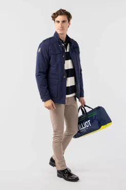 Williot Cazadora Sahariana Con Parches Azul marino Best