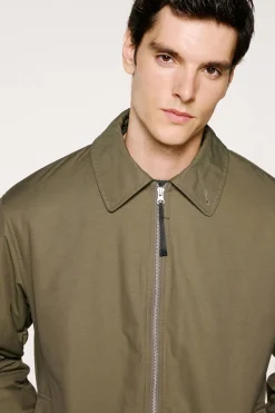 Selected Cazadora técnica repelente al agua Verde oscuro Hot