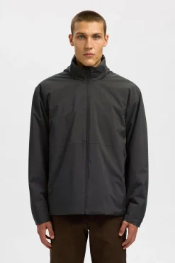 Selected Cazadora técnica resistente al agua Gris oscuro Best