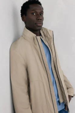 Pedro del Hierro Cazadora vistas desmontables Beige New