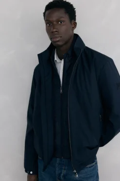 Pedro del Hierro Cazadora vistas desmontables Azul Sale