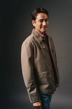 OOTO Cazadora worker cuello pana Kaki Hot