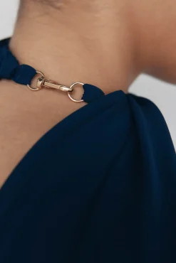 Pedro del Hierro Chal de fiesta Azul Clearance